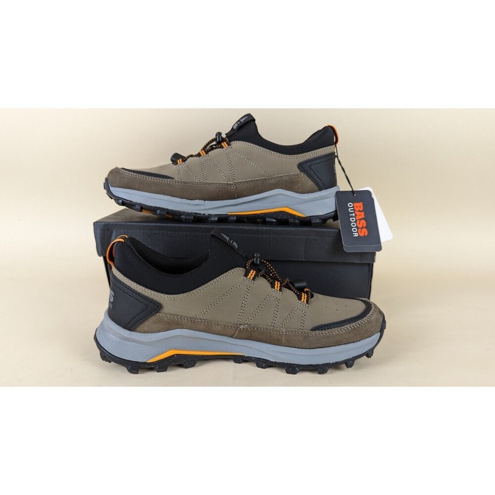 GH Bass Outdoor Trek Stretch Hiker Sneakers Womens 9.5 M Brown Leather Shoes NWB